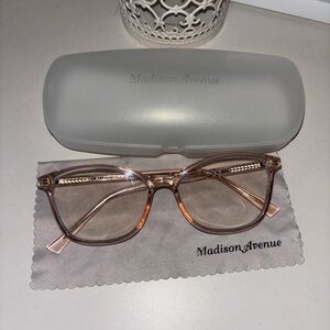 Madison Avenue Pink Bluelight Glasses